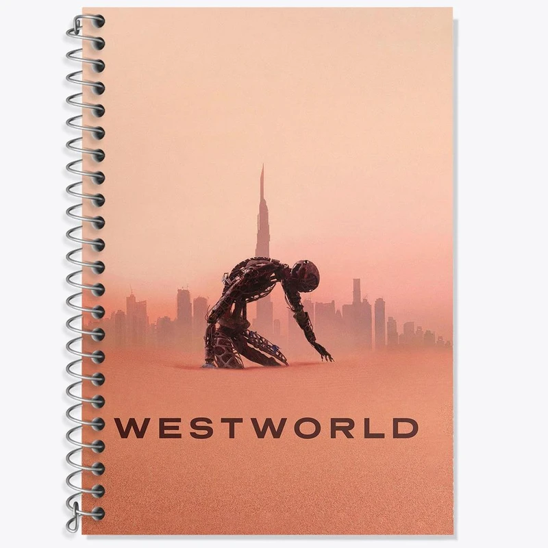 دفتر لغت 50 برگ خندالو مدل سریال وست ورلد West World کد 10197