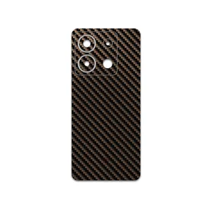 MAHOOT Glossy-Brown-Fiber Cover Sticker for Xiaomi Redmi Note 13 Pro 5G