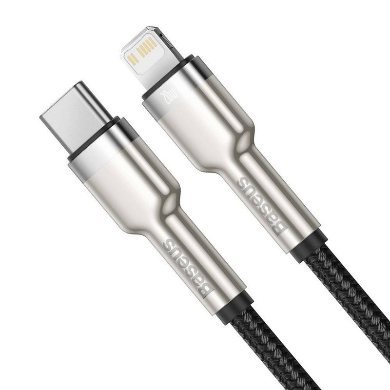 کابل تبدیل USB-C به لایتنینگ باسئوس مدل CATLJK 20W طول 2 متر