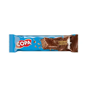 ویفر کاکائویی با کرم نارگیلی کوپا مقدار 32 گرم
