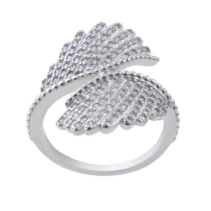  انگشتر نقره زنانه بازرگانی میلادی کد AWR-275