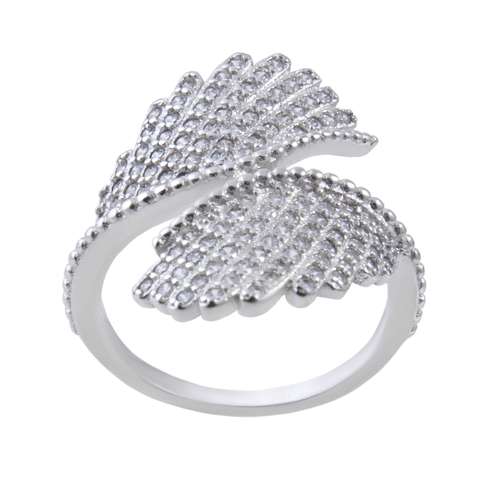  انگشتر نقره زنانه بازرگانی میلادی کد AWR-275