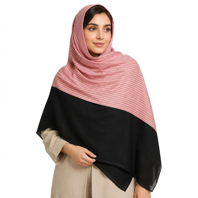 شال نخی زنانه مدل ساغر سایز 67*190 سانتیمتر