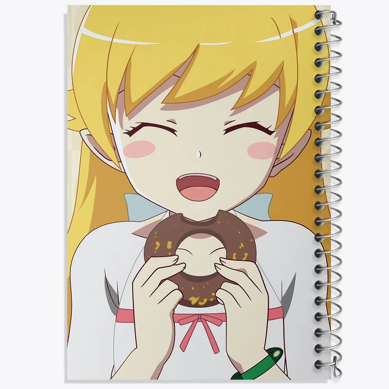 دفتر مشق 50 برگ خندالو مدل شینوبو اوشینو انیمه مونوگاتاری کد 16211