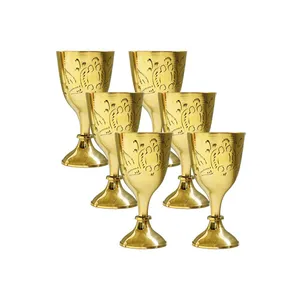 جام برنجی کد119 بسته 6عددی