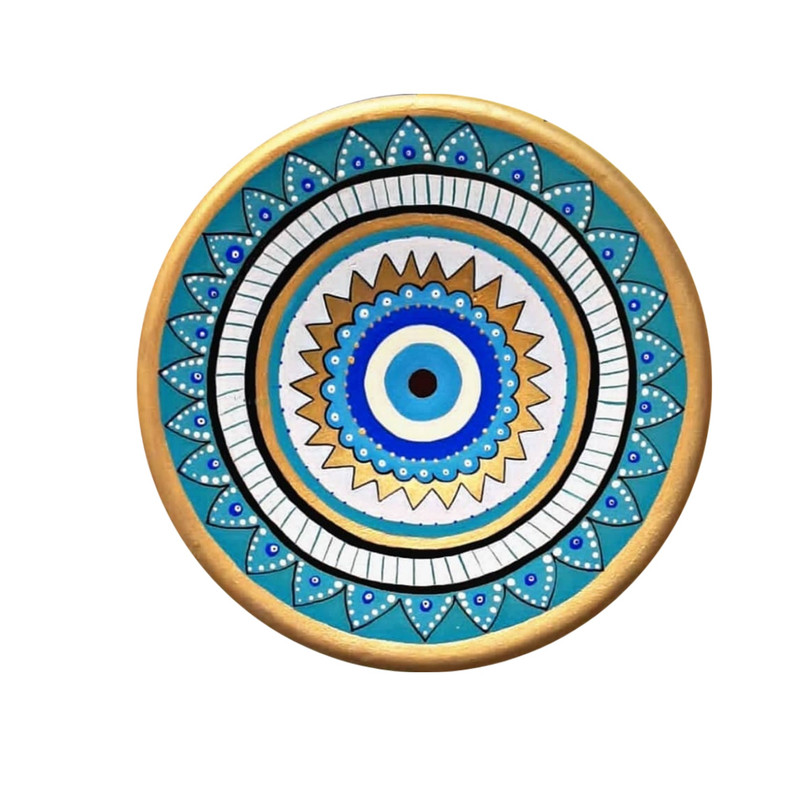 بشقاب دیوارکوب سفالی کد 566