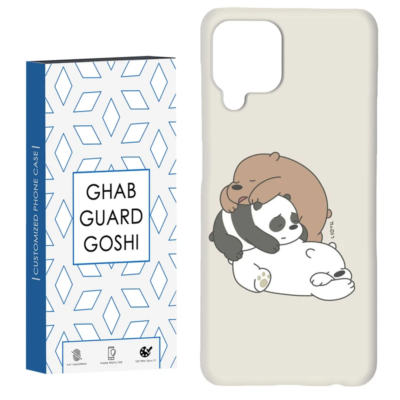 کاور قاب گارد گوشی طرح سه خرس کله پوک کد Dimo-274 مناسب برای گوشی موبایل سامسونگ Galaxy A12 / M12