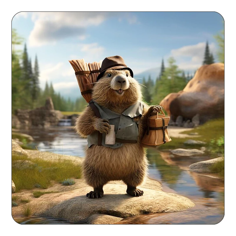 مگنت کاکتی طرح حیوانات کارتونی مدل mp27392