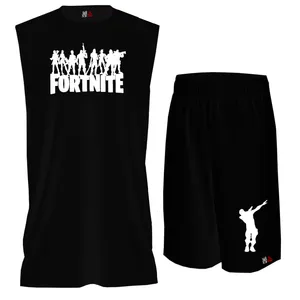 ست تاپ و شلوارک مردانه مدل Fortnite کد BTPM022