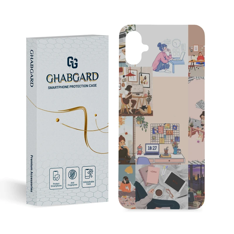 کاور قاب گارد مدل دخترانه مناسب برای گوشی موبایل سامسونگ Galaxy A05