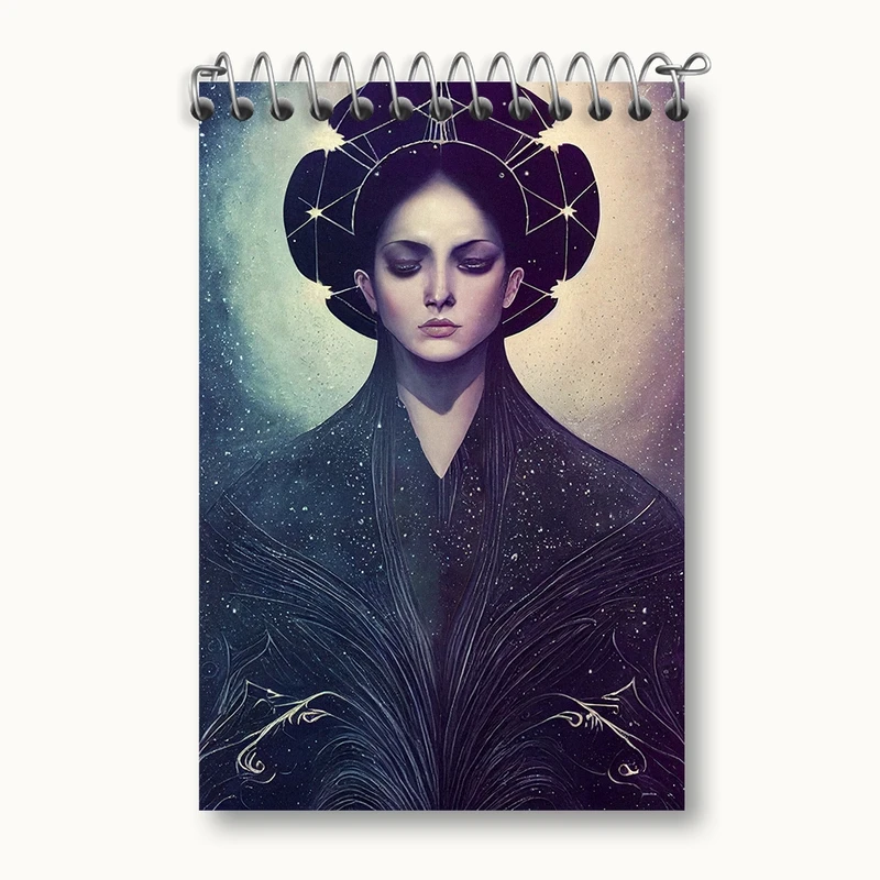 دفتر یادداشت 50 برگ خندالو مدل زن کد F1150