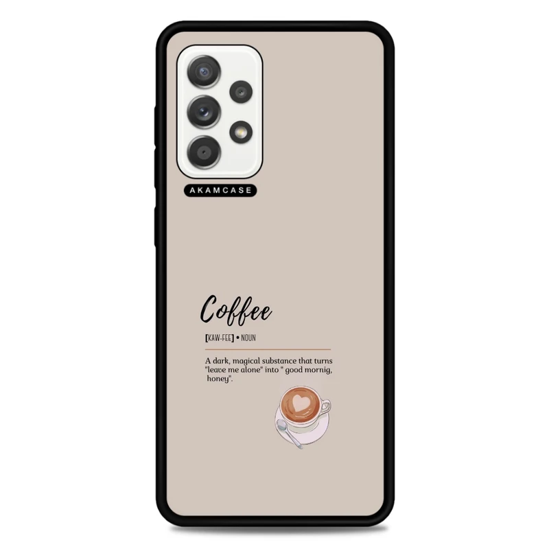 کاور آکام مدل AMC-WSGA52-COFFEE-16 مناسب برای گوشی موبایل سامسونگ Galaxy A52