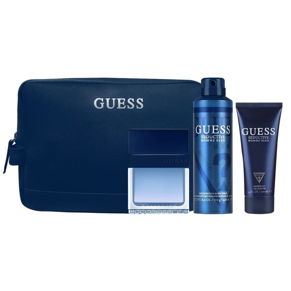 ست ادو تویلت مردانه گس مدل Seductive Homme Blue حجم 100 میلی لیتر