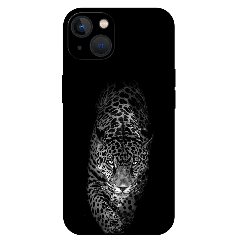 کاور مگافون طرح پلنگ مدل 1879 مناسب برای گوشی موبایل اپل Iphone 13    