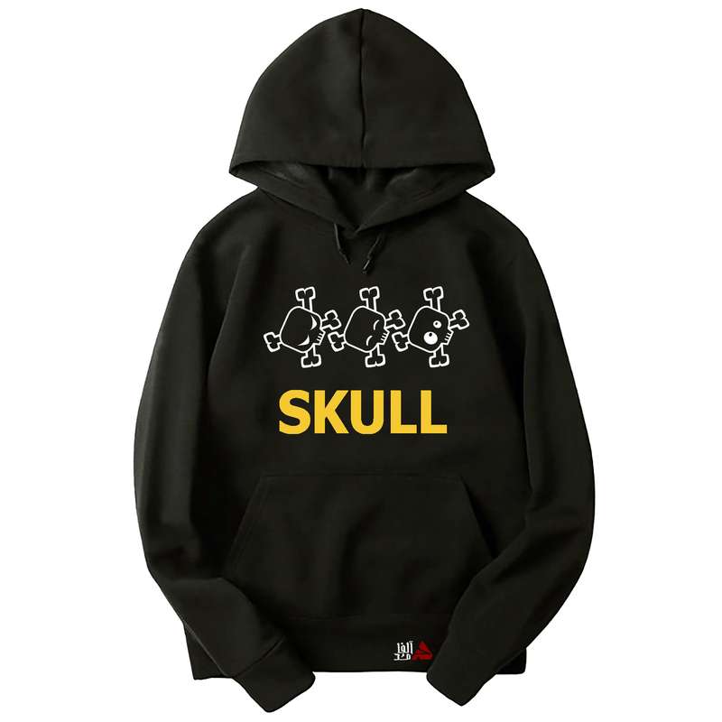 هودی دخترانه مدل اسکلت کد T19 رنگ نوک مدادی