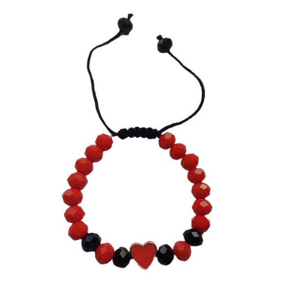 دستبند زنانه مدل کریستالی طرح قلب کد HC271