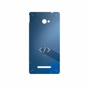 MAHOOT Minimal Coding icon Cover Sticker for HTC 8X