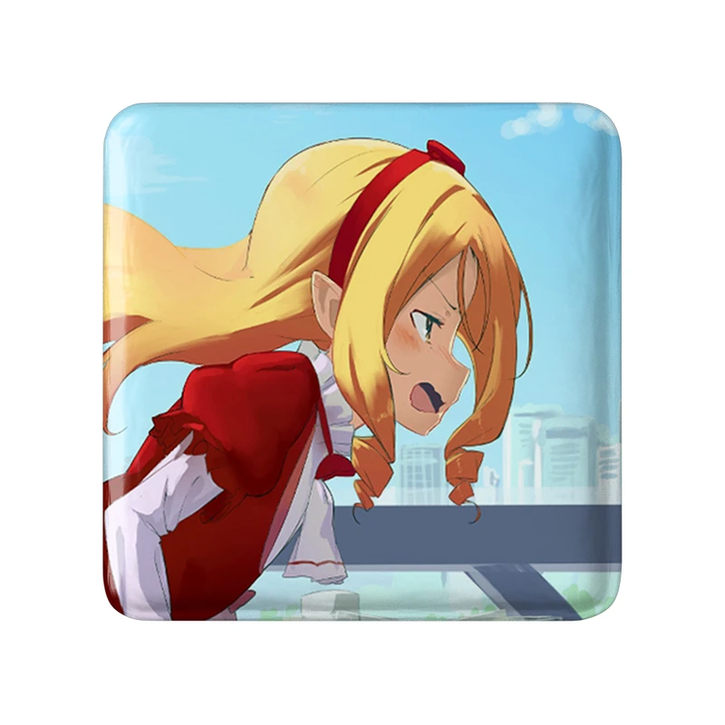 مگنت خندالو طرح یامادا الف انیمه ارومانگا سنسی Eromanga Sensei  مدل مربعی کد 22687