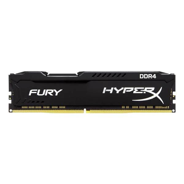 رم دسکتاپ هایپرایکس مدل hyperx fury 8 گیگابایت ddr4، فرکانس 3200 مگاهرتز، تایمینگ cl16، دو کاناله، dimm، 228 پین، یک عدد