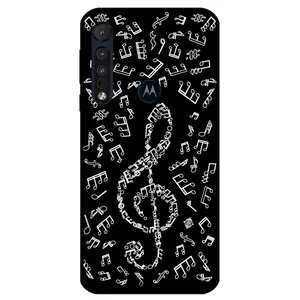 Megafone Musical Note 1370 Cover For Motorola Moto One Macro / Moto G8 Play