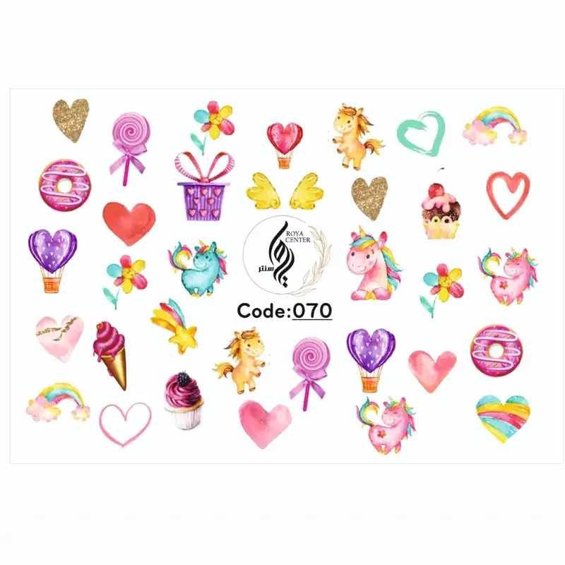 برچسب لنز ناخن 
رویاسنتر مدل 070