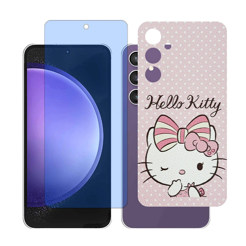 محافظ صفحه نمایش آنتی بلو گلس مدل Together مناسب برای گوشی موبایل سامسونگGalaxy A55 به همراه برچسب پوششی پشت گوشی 