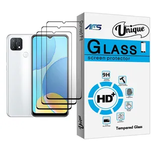AFS Unique Glass MIX003 Screen Protector For Oppo A15s Pack Of 3