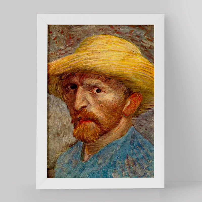 تابلو خندالو مدل سلف پرتره ونگوگ کد 3726