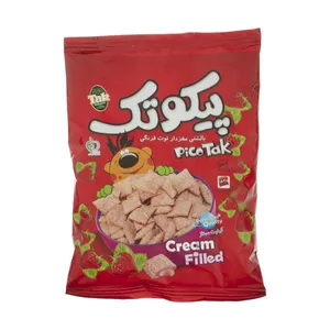 پیکوتک بالشتی مغزدار توت فرنگی تک ماکارون مقدار 25 گرم