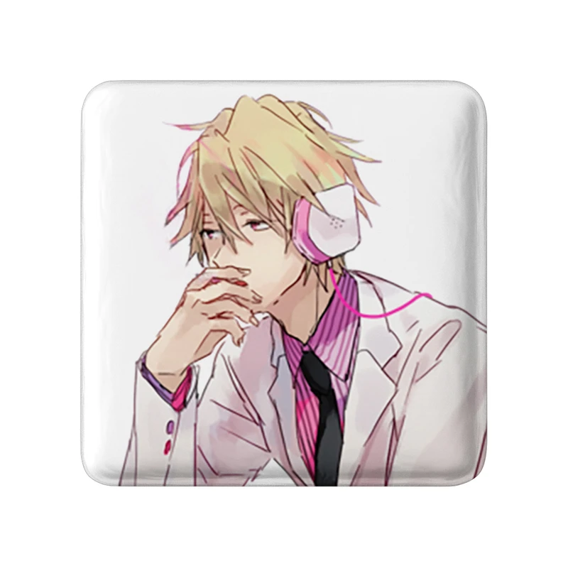 پیکسل خندالو طرح شیزو و روری انیمه دورارارا مدل مربعی کد 32172