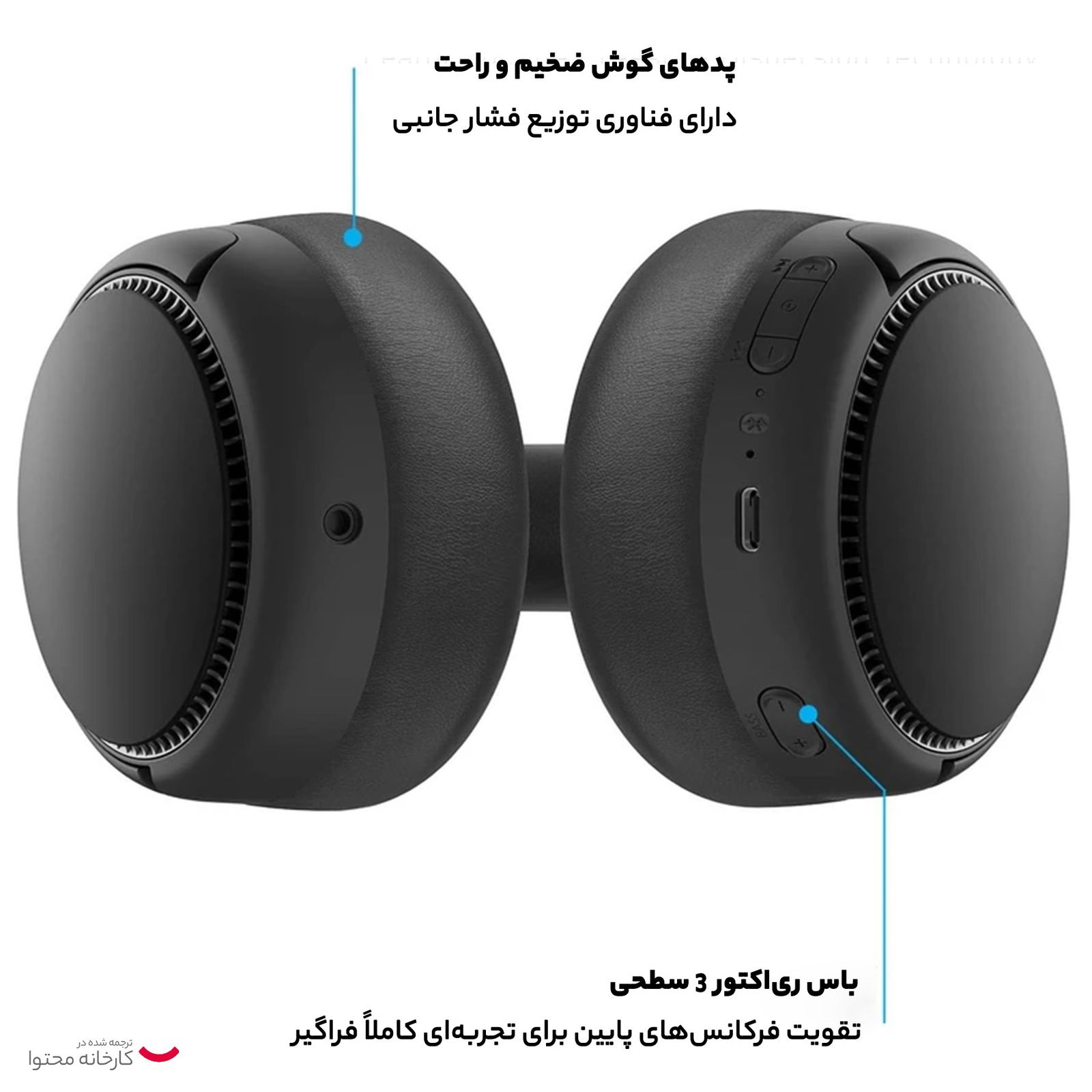 هدست بلوتوثی پاناسونیک مدل RB-M500BE-K -  - 5