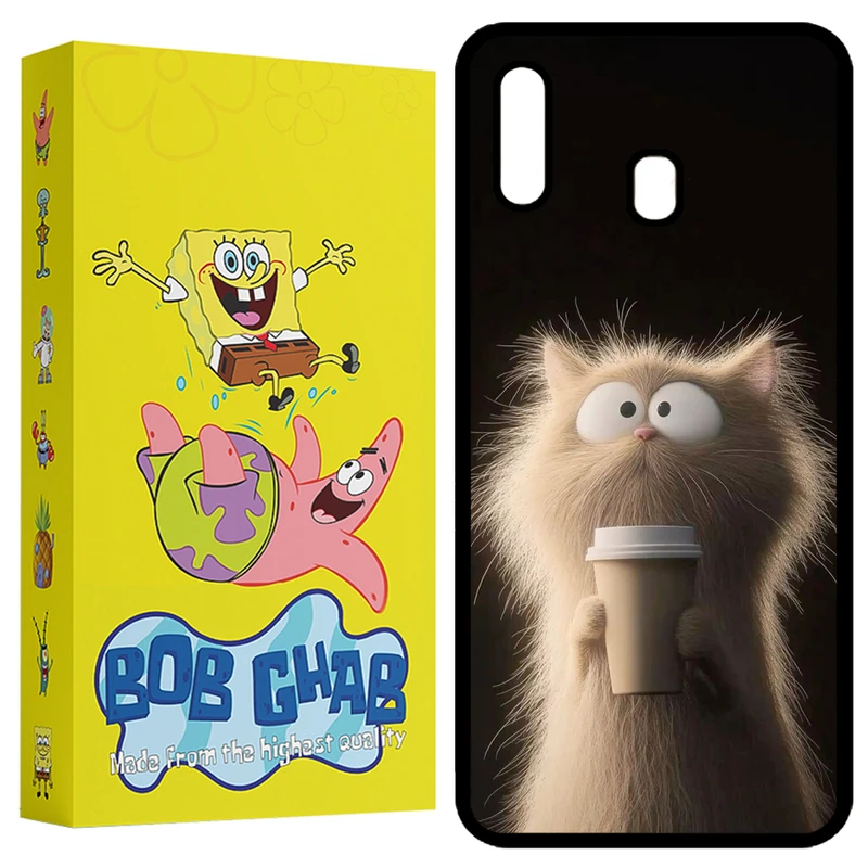 کاور باب قاب طرح گربه مدل BCPA20 مناسب برای گوشی موبایل سامسونگ Galaxy A30 / A20 / M10s