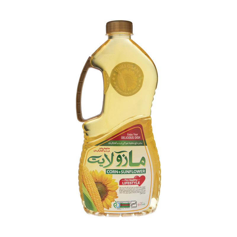 روغن ذرت و افتابگردان مازولایت - 1.8 لیتر 