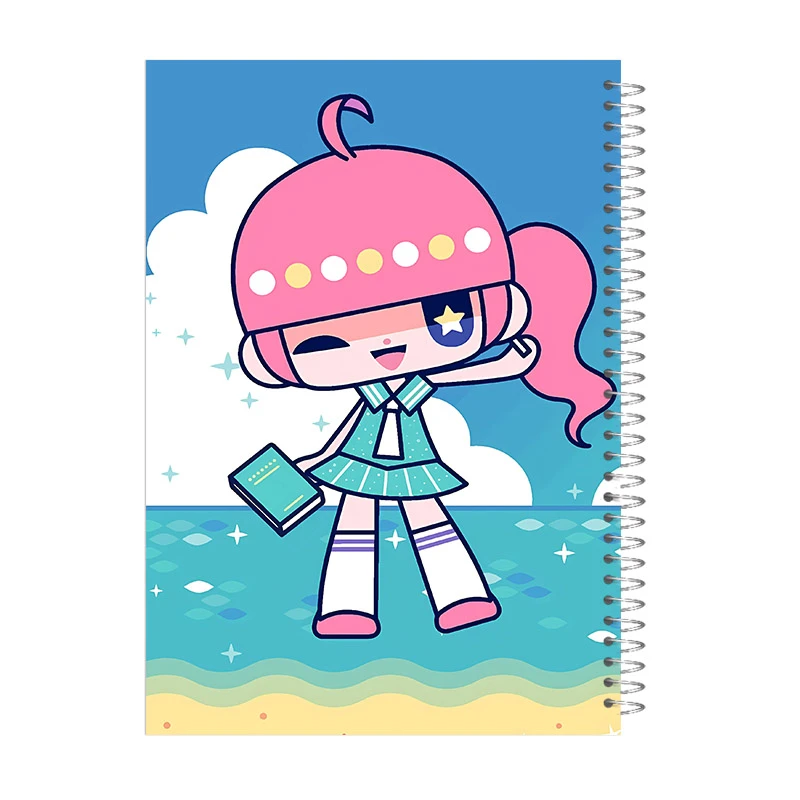 دفتر نقاشی 60 برگ آی چاپ مدل دخترانه فانتزی طرح ساحل کد 970