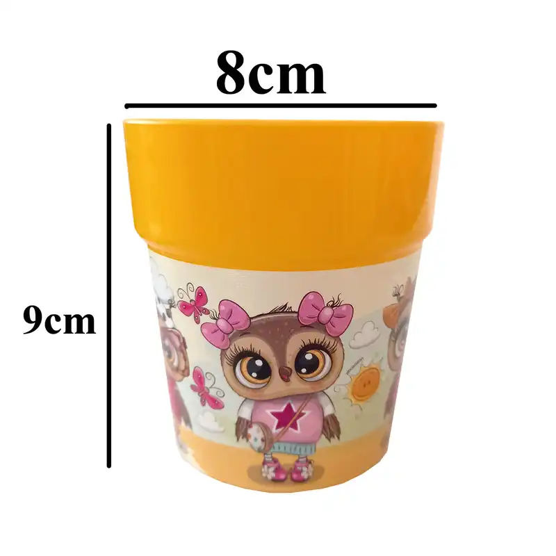 لیوان کودک مدل جغد و کفشدوزک کد 03