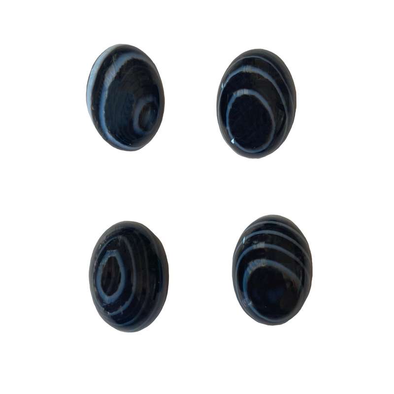 سنگ عقیق مدل سلیمانی مجموعه 4 عددی