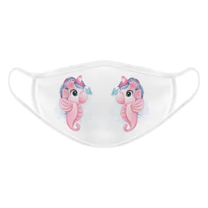 ماسک تزیینی بچگانه طرح اسب آبی کد 617015