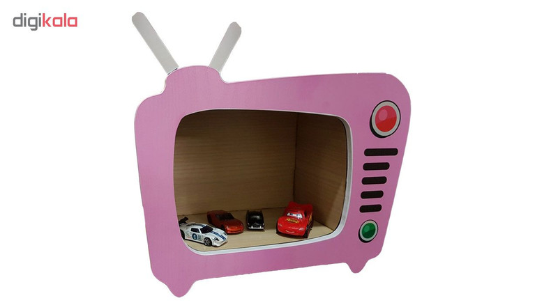 طبقه دیواری کودک جیک جیک مدل Tv