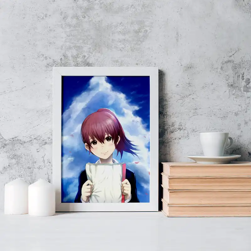 تابلو خندالو مدل شوکو نیشیمیا انیمه سایلنت ویس کد 15788