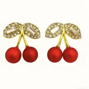 گوشواره دخترانه مدل گیلاس 