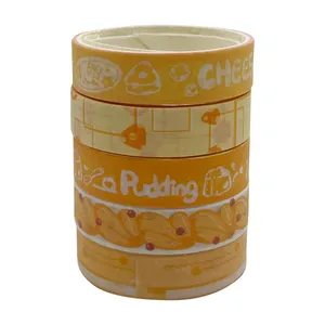 چسب کاغذی واشی مدل کاپ کیک عرض 3 سانتی متر 