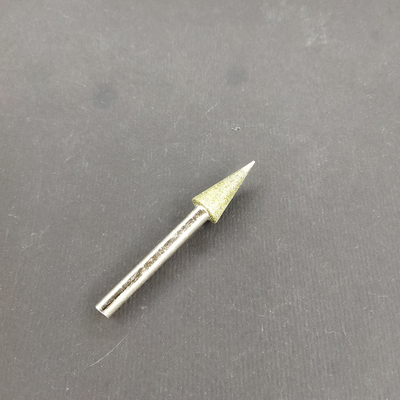 سنگ ساب سر دریلی طرح مخروطی سایز 12 میلی متر