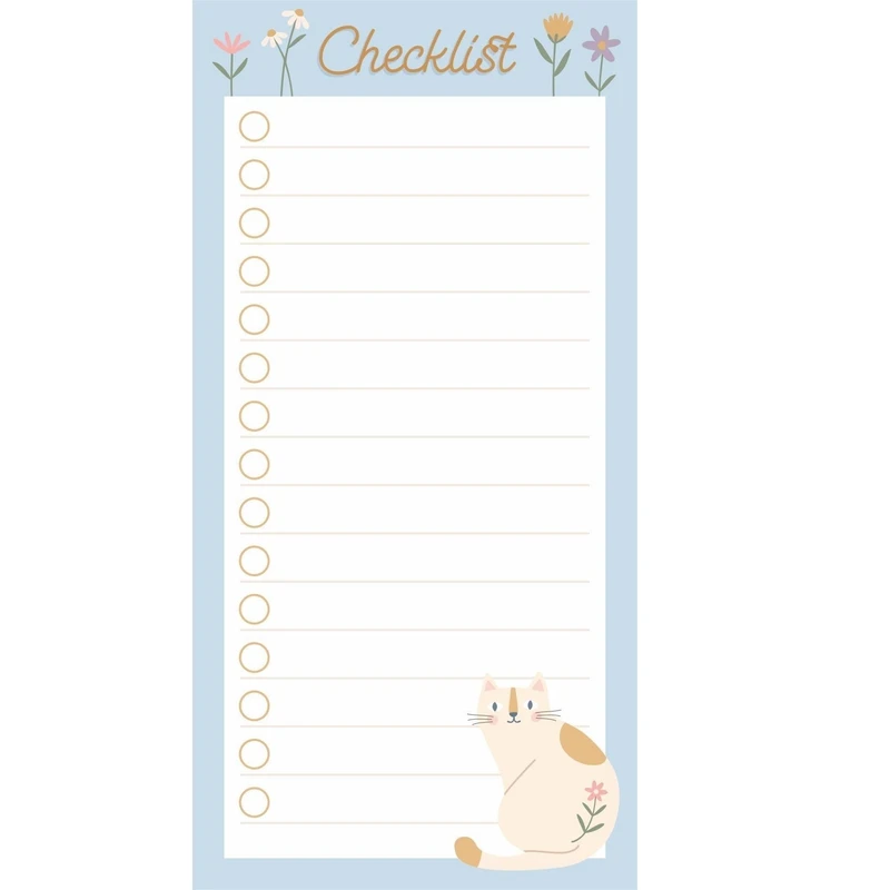 کاغذ یادداشت A5 مدل planner to do list کد 969 مجموعه 30 عددی