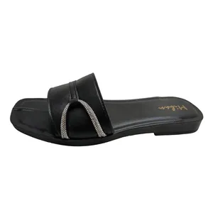 صندل زنانه مدل بغل نگین 662BK