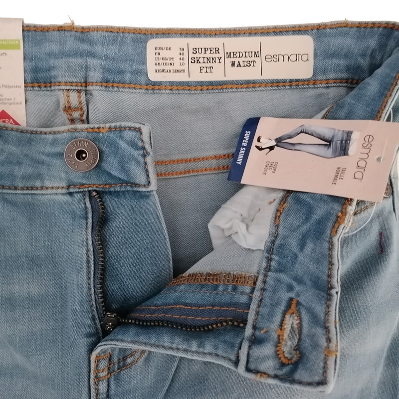 شلوار جین زنانه اسمارا مدل سوپر اسکینی فیت کد 13954609