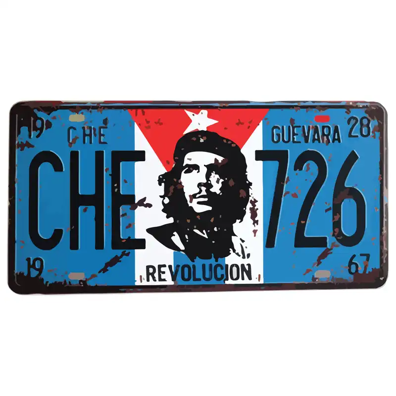 برچسب لپ تاپ طرح پلاک قدیمی کد783