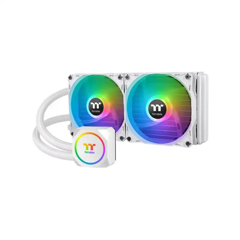 سیستم خنک کننده آبی ترمالتیک مدل TH240 ARGB Sync Snow Edition AIO