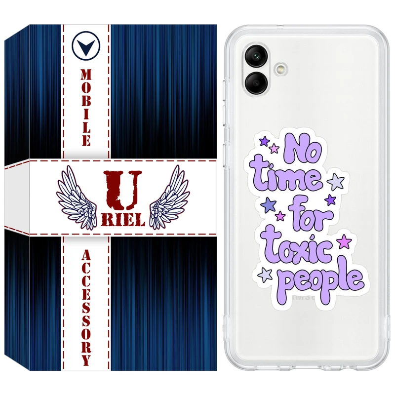 کاور یوریل مدل Clear کد 97 طرح Toxic مناسب برای گوشی موبایل سامسونگ Galaxy A04e