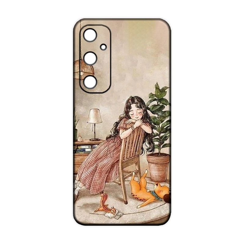 کاور طرح دخترانه کد 251 مناسب برای گوشی موبایل سامسونگ Galaxy A17