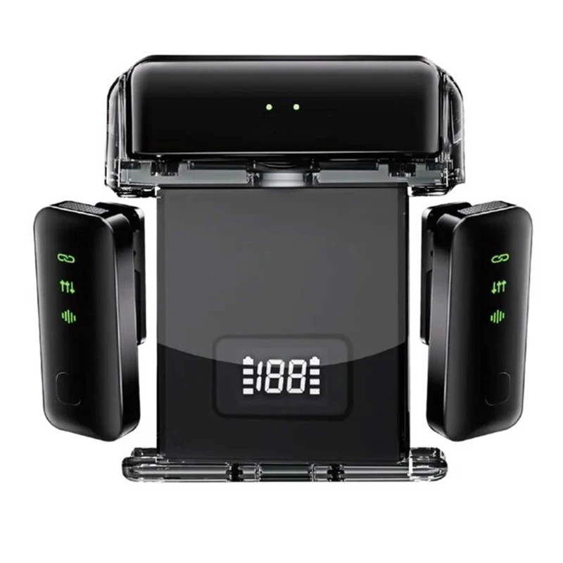 میکروفن یقه ای یانمای مدل GF323 با درگاه اتصال Type-C و Lightning